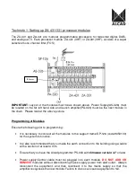 Alcad ZA-431 Quick Start Manual предпросмотр