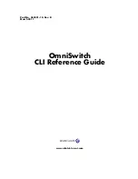 Preview for 1 page of Alcatel-Lucent 060321-10, Rev. B Cli Reference Manual