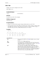 Preview for 136 page of Alcatel-Lucent 060321-10, Rev. B Cli Reference Manual