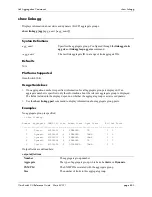 Preview for 311 page of Alcatel-Lucent 060321-10, Rev. B Cli Reference Manual