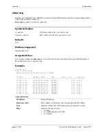 Preview for 542 page of Alcatel-Lucent 060321-10, Rev. B Cli Reference Manual