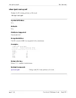 Preview for 604 page of Alcatel-Lucent 060321-10, Rev. B Cli Reference Manual