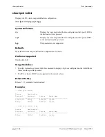 Preview for 626 page of Alcatel-Lucent 060321-10, Rev. B Cli Reference Manual