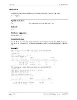 Preview for 814 page of Alcatel-Lucent 060321-10, Rev. B Cli Reference Manual