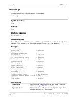 Preview for 1116 page of Alcatel-Lucent 060321-10, Rev. B Cli Reference Manual