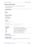 Preview for 1373 page of Alcatel-Lucent 060321-10, Rev. B Cli Reference Manual