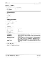 Preview for 1475 page of Alcatel-Lucent 060321-10, Rev. B Cli Reference Manual