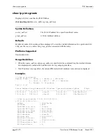 Preview for 1484 page of Alcatel-Lucent 060321-10, Rev. B Cli Reference Manual