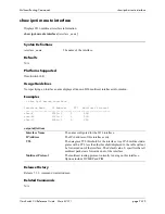 Preview for 1555 page of Alcatel-Lucent 060321-10, Rev. B Cli Reference Manual