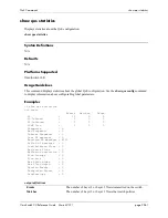 Preview for 1621 page of Alcatel-Lucent 060321-10, Rev. B Cli Reference Manual