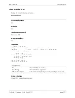 Preview for 2065 page of Alcatel-Lucent 060321-10, Rev. B Cli Reference Manual