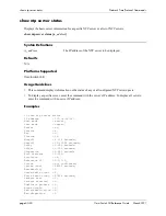 Preview for 2144 page of Alcatel-Lucent 060321-10, Rev. B Cli Reference Manual