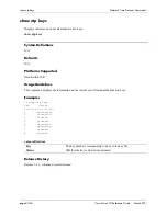 Preview for 2148 page of Alcatel-Lucent 060321-10, Rev. B Cli Reference Manual