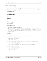 Preview for 2185 page of Alcatel-Lucent 060321-10, Rev. B Cli Reference Manual