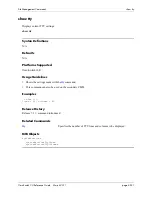 Preview for 2219 page of Alcatel-Lucent 060321-10, Rev. B Cli Reference Manual