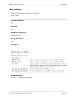 Preview for 2233 page of Alcatel-Lucent 060321-10, Rev. B Cli Reference Manual