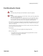 Предварительный просмотр 41 страницы Alcatel-Lucent 7450 ESS-1 Installation Manual