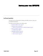 Preview for 81 page of Alcatel-Lucent 7450 ESS-7 Installation Manual