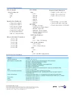 Preview for 2 page of Alcatel-Lucent 7540 WMG Specifications