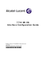 Preview for 1 page of Alcatel-Lucent 7710 SR OS Interface Configuration Manual