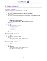 Preview for 33 page of Alcatel-Lucent 8082 My IC Phone User Manual