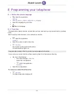 Preview for 39 page of Alcatel-Lucent 8082 My IC Phone User Manual