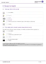 Preview for 27 page of Alcatel-Lucent 8232 DECT Handset User Manual