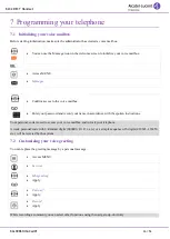 Preview for 34 page of Alcatel-Lucent 8232 DECT Handset User Manual