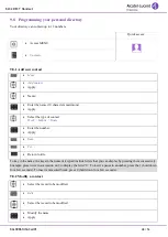 Preview for 48 page of Alcatel-Lucent 8232 DECT Handset User Manual