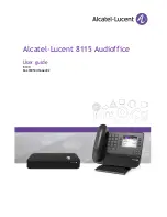 Preview for 1 page of Alcatel-Lucent Audioffice 8115 User Manual