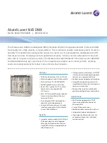 Alcatel-Lucent Data Multiplexer 1665 DMX Specifications preview