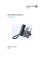 Alcatel-Lucent DeskPhone 8001 User Manual preview