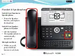 Предварительный просмотр 10 страницы Alcatel-Lucent IP Touch 4038 Basic User Training Manual