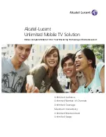 Alcatel-Lucent Mobile TV Brochure preview