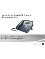 Preview for 1 page of Alcatel-Lucent OmniPCX Office 4029 (French) Manuel Utilisateur