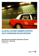 Предварительный просмотр 1 страницы Alcatel-Lucent OmniPCX Office Manual