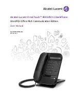 Alcatel-Lucent OmniTouch 8002 User Manual preview