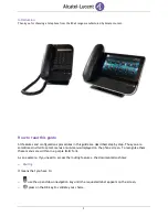 Предварительный просмотр 2 страницы Alcatel-Lucent OmniTouch 8002 User Manual