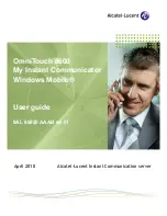 Alcatel-Lucent OmniTouch 8600 User Manual preview