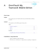 Preview for 53 page of Alcatel-Lucent OmniTouch My Teamwork Installation Manual