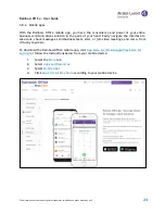 Предварительный просмотр 24 страницы Alcatel-Lucent Rainbow Office User Manual