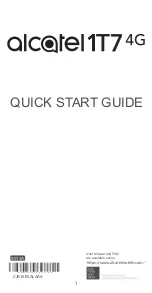 Alcatel 1T7 4G Quick Start Manual preview