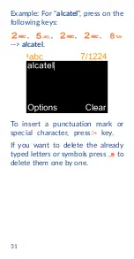 Preview for 33 page of Alcatel 2008D User Manual