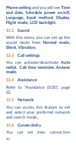 Preview for 45 page of Alcatel 2008D User Manual