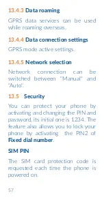 Preview for 59 page of Alcatel 2019G Manual