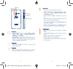 Preview for 2 page of Alcatel 4003M Quick Start Manual