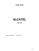 Alcatel 4073 GS Smart Quick Manual preview