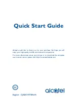 Alcatel 5059Z Quick Start Manual предпросмотр