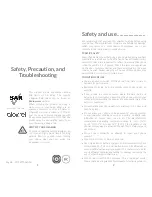 Предварительный просмотр 1 страницы Alcatel 5085G Safety, Precaution, And Troubleshooting