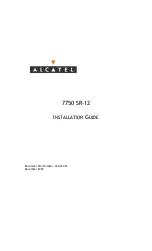 Alcatel 7750 SR-12 Installation Manual preview